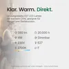 Spectrum E27 LED Lampe 4W 380lm 2700K Warmweiß 230V Dimmbar Produktbild-Vorschau 2