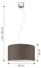 Home Sweet Home Hängelampe Deluxe mit Lampenschirm, E27, Produktbild-Vorschau 6