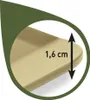 Guardini Natural teglia da forno 40 x 35 cm Anteprima dell’immagine prodotto 2