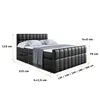 ALTDECOR Boxspringbett mit Fußteil, 2 Matratzen und Topper Produktbild-Vorschau 6