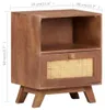 vidaXL Nachttisch 40x30x50 cm Mango Massivholz Produktbild-Vorschau 6