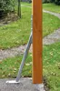 Sturmanker Pfostenhalter 71cm Windschutz Erdanker Produktbild-Vorschau 3