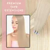 hair2heart Premium Tape Extensions cheveux humains raides - Voir les images du produit 6