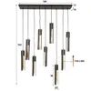 Hoyz-Kollektion – Hängelampe 5+4 Tube – Artic Black Produktbild-Vorschau 4