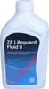 A white plastic bottle of ZF Lifeguard Fluid 9 transmission oil. Anteprima dell’immagine prodotto