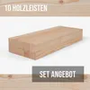 10er-Set Holzleisten - Lärche gehobelt - 40 x 40 x 500 mm Produktbild-Vorschau 4