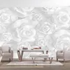 Vlies Fototapete - Plaster Flowers 400x280 cm Blumen Produktbild-Vorschau 2