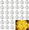 100 Mini-LED-Ballonlichter, warmweiße runde Partylichter Produktbild-Vorschau 1