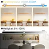 Demonstration of adjustable color temperature and brightness of a pendant light. Voir les images du produit