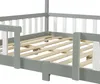 Letto per bambini 'Treviolo' in look casa con protezione Anteprima dell’immagine prodotto 6