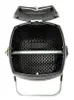 A black plastic compost tumbler with its lid open, shown from a top-down perspective against a white background. Náhled obrázku produktu