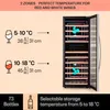 Klarstein vinotéka, slim, skleněné dveře, 2 zóny, LED, 5-18 Náhled obrázku produktu 3