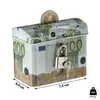 Spardose Spartruhe mit Schloss Metall 100 € Aufmachung 8 x Produktbild-Vorschau 7