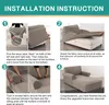 Chaiselongue Bezug Stretch Chaiselongue Schonbezug für Produktbild-Vorschau 5