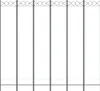 vidaXL 6-dielne paravánové plátno White 240x220 cm Náhľad obrázku produktu 3