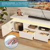 ProximaX TV-Schrank Hochglanz Weiß mit RGB-LED, Stauraum & Produktbild-Vorschau 7