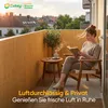 Sekey Balkon Sichtschutz Natürliche Optik Sichtschutzmatte Produktbild-Vorschau 2