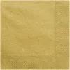 20 Servietten 2-lagig 33x33cm Gold, Farbe:gold metallic Produktbild-Vorschau 1