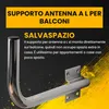 Extralink Supporto da parete laterale sinistro per antenna Anteprima dell’immagine prodotto 5