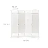 Paravento Relaxdays, A x L x P: 179 x 180 x 2 cm, divisorio Anteprima dell’immagine prodotto 2