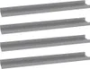 vidaXL Wandregale 4 Stk. Grau 60x9x3 cm Produktbild-Vorschau 1