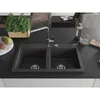Mexen Hektor zlewozmywak granitowy 2-komorowy 800 x 480 mm, Podgląd zdjęcia produktu 3