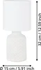 EGLO 97773, Biały, Ceramika, Tkanina, Salon, Klasyczny, II, Podgląd zdjęcia produktu 3