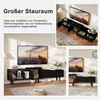 UnboxG Schwarzes TV-Board 169×29,8×44 cm – ausziehbar bis Produktbild-Vorschau 9