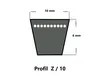SWR Keilriemen 10x800 Li (Z31,5), klassisch Produktbild-Vorschau 2