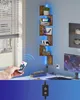 VASAGLE Eckregal mit LED-Beleuchtung, Wandregal 5 Ebenen, Produktbild-Vorschau 4