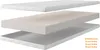An exploded view of a mattress, showing its different layers and construction. Produktbild-Vorschau