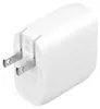 A white Belkin power adapter with two USB-C ports. Produktbild-Vorschau