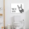 MuchoWow® - Leinwandbilder - Zitat - Esel - Tiere - Netter Produktbild-Vorschau 3