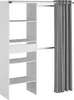BARI Armoire non extensible blanc 1 tiroir - L 143,5 x P 48 Voir les images du produit 6