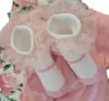 Baby Mädchen Set 4-teilig Gr. 74 80 Geschenk Geburt Taufe Produktbild-Vorschau 4