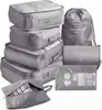 Set de voyage de 8 organiseurs de valise imperméables à Voir les images du produit 25
