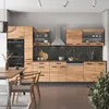 Küchenzeile Vicco R-Line Goldkraft Eiche/Anthrazit 350 cm Produktbild-Vorschau 4