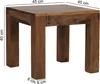 Wohnling Sheesham Couchtisch Massiv 45 x 45 cm Massivholz; Produktbild-Vorschau 11