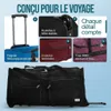 Monzana® Sac De Voyage à roulettes Noir - Valise XXL 160L Voir les images du produit 3
