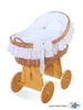 MY SWEET BABY Spädbarnssäng Naturfaser Weiß mit Holzrahmen Produktbild-Vorschau 13