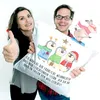 Mr. & Mrs. Panda Kissen 40x40 Winterzeit Heilige drei Produktbild-Vorschau 5