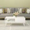 A living room scene with a couch and coffee table. Voir les images du produit