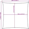 vidaXL Sonnensegel 160 g/m² Beige 6x6 m HDPE Produktbild-Vorschau 7