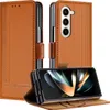 Pouzdro pro Samsung Galaxy Z Fold 5 kožené flipové pouzdro Náhled obrázku produktu 1