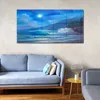 Coloray Glasbild 140x70  Wandbild Glasbilder Nachtsturm auf Produktbild-Vorschau 4