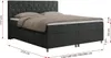 Boxspringbett 180x200 mit Bettkasten, Boxspringbett 180x200 Produktbild-Vorschau 6