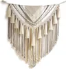 Makrama ścienna wisząca Boho Geometric Art Tkany bawełniany Podgląd zdjęcia produktu 5