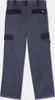 The back view of a pair of blue work pants with black accents. Podgląd zdjęcia produktu
