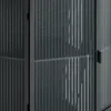 80CM Boden Eckschrank, Schwarz, 2 Ebenen mit Glastüren & Produktbild-Vorschau 11