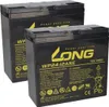 Batéria 2x Kung Long 12V (24V) 24Ah pre e-skúter e-skúter Náhľad obrázku produktu 1